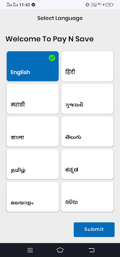 Android application Pay N Save screenshort