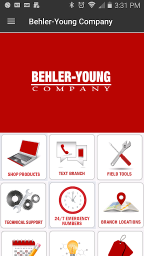 Android application The B-Y App screenshort
