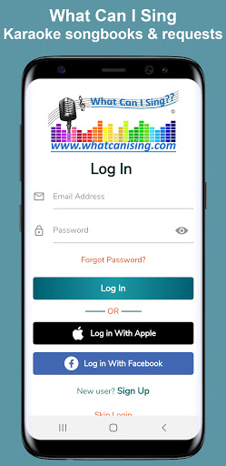 Android application What Can I Sing screenshort