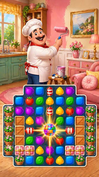 Cooking Mania : Match 3 Games MOD APK screenshot