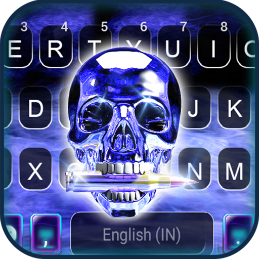 Crystal Skull Keyboard Backgro logo