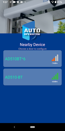 Android application Auto Operator screenshort