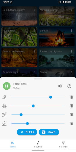 White noise & nature sounds Screen 2