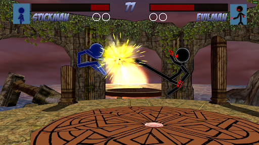 Android application Stickman Street Fighter screenshort