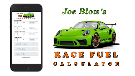Race Fuel Calculator Screen 3