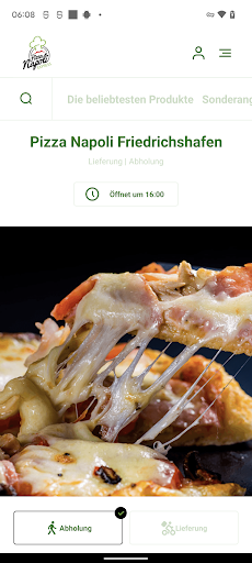 Android application Pizza Napoli Friedrichshafen screenshort