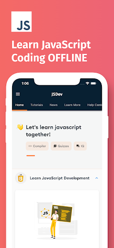 Android application Learn JavaScript: Learn & Code screenshort