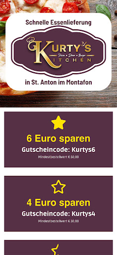 Android application Kurtys Kitchen screenshort