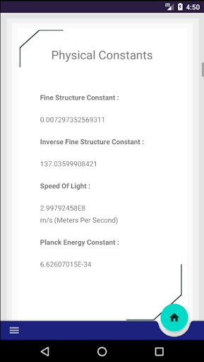 Android application Everyday Equations screenshort