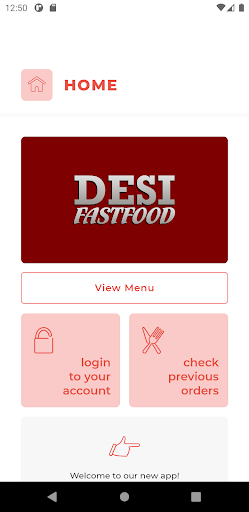 Android application Desi Fast Food WF1 screenshort