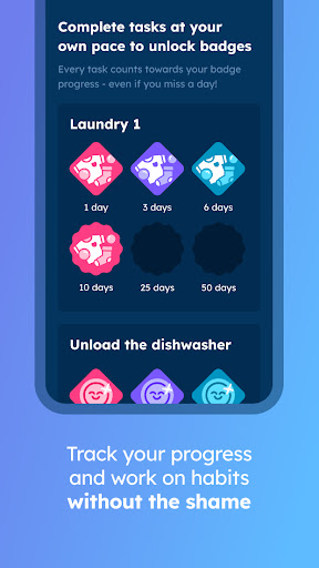 Screenshot of dubbii: the body doubling app