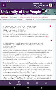 UoPeople Moodle | E-Campus