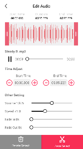 Captura 2 Music Editor - Audio Editor android