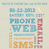 Sketch Theme for ssLauncher OR icon