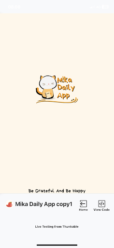 Android application Mika Daily App screenshort