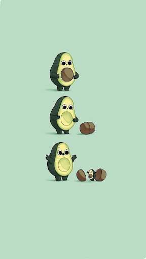 Cute Avocado Wallpapers