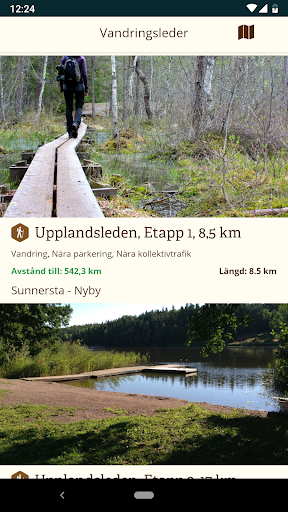 Upplandsleden på Naturkartan Screen 3