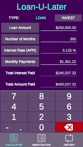 Android application Loan-U-Later screenshort