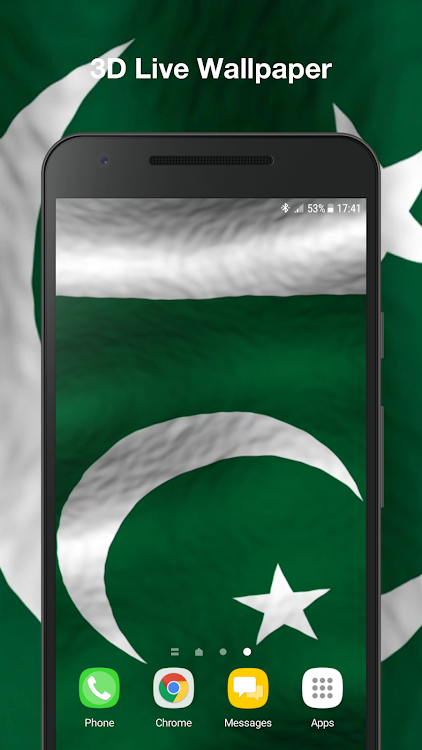3d Pakistan Flag Wallpaper - 2.4 - (Android)