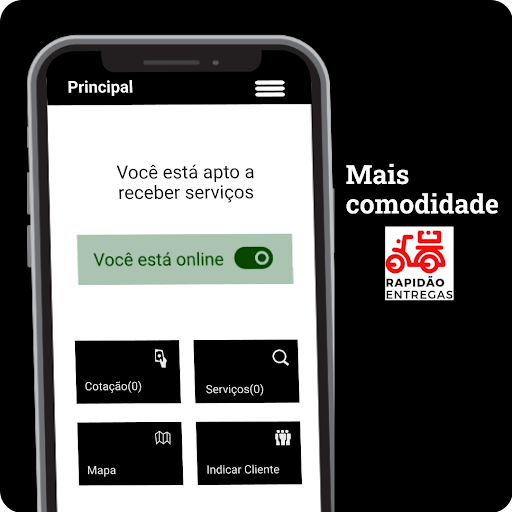 Android application Rapidão Entregas Motoboy screenshort