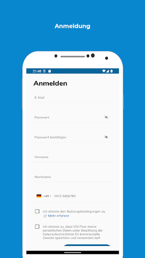 Android application VGI-Flexi screenshort