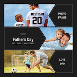 Happy Father's Day Photo Frames Cards 2021 icon