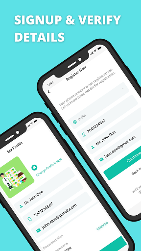 Android application Medicapp for Doctors screenshort
