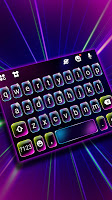 screenshot of Neon Light Keyboard Theme