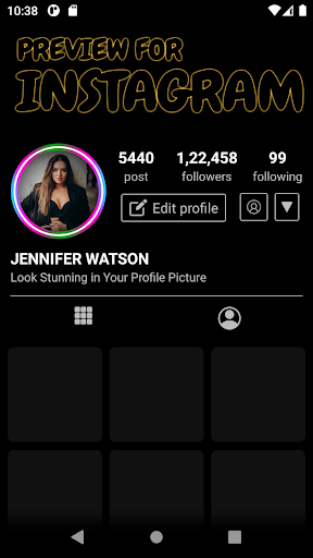 Screenshot of DP Border Profile Pic Editor