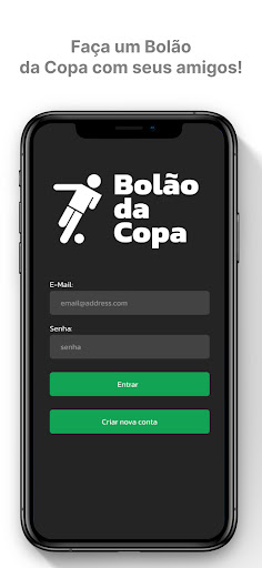 Android application Bolão da Copa screenshort