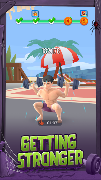 Idle Gym Life: Street Fighter 1.6.5 APK + Мод (Unlimited money) за Android