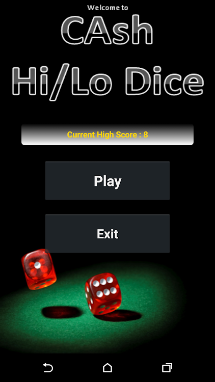 CAsh - High Low (Hi-Lo) Dice - 5.0 - (Android)