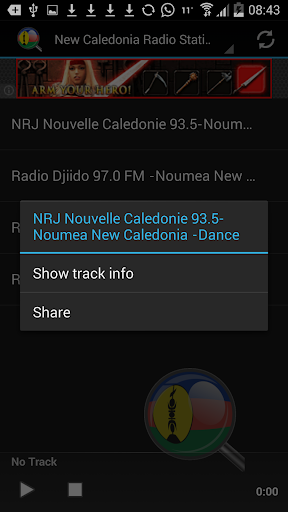 New Caledonia Radio Stations Screenshot 2 - AppWisp.com