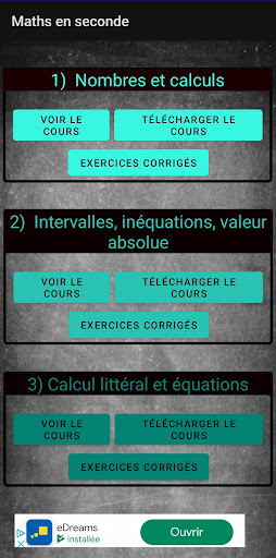 Maths seconde Screen 2