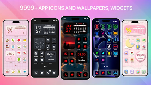 Captura de Pantalla 1 BeautyTheme: Icons & Widgets android