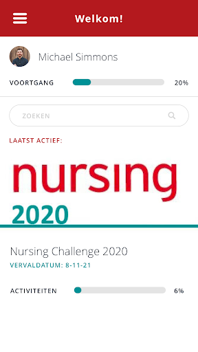 Android application Nursing Challenge screenshort