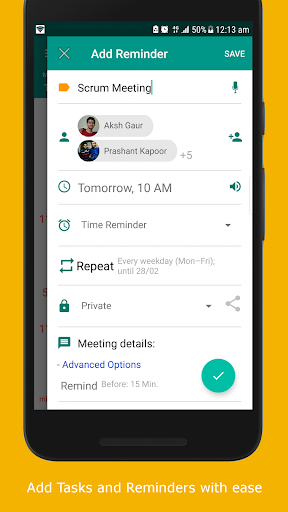 Pi Reminder: Tasks & Alarms Screen 2