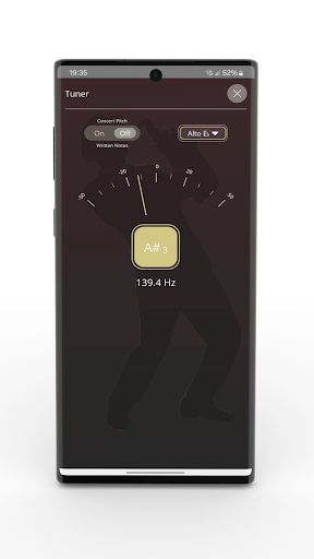 Saxophone Fingering Chart Screen 3