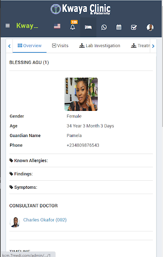 Kwaya Clinic & Maternity App Screen 3