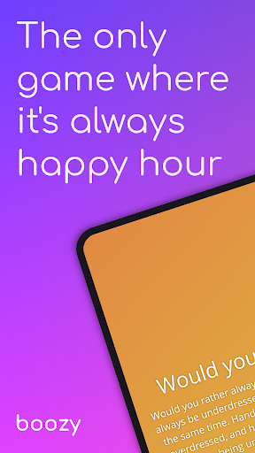 Android application Boozy - Drinking Game screenshort