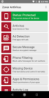 screenshot of Zoner Mobile Security