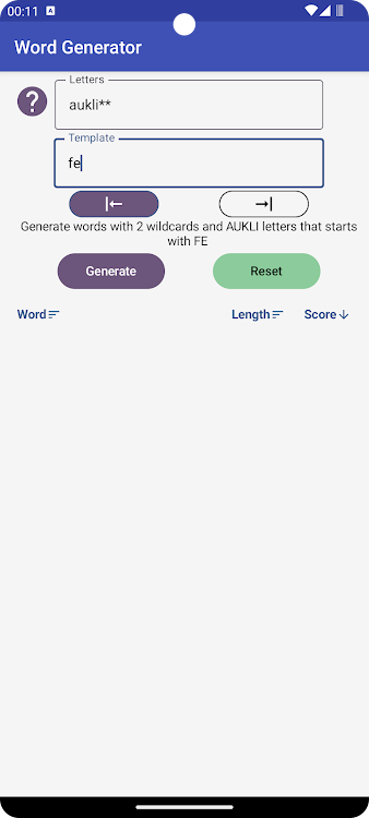 Word Generator Scrabble Solver - 1.0 - (Android)