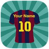 كتابة إسمك على قميص كرة القدم icon