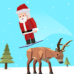 Santa goes Skiing : Christmas 
