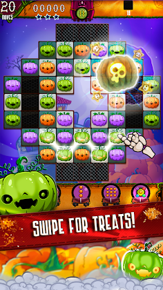 Halloween Swipe - Match-3 - Screenshot 1
