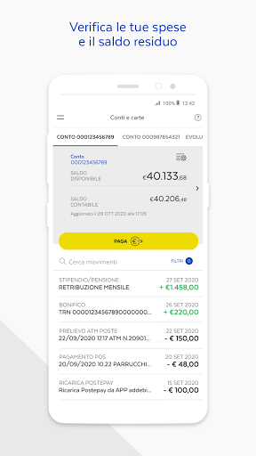 BancoPosta Screenshot 3 - AppWisp.com