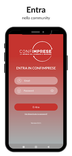 Android application Confimprese Link Me screenshort