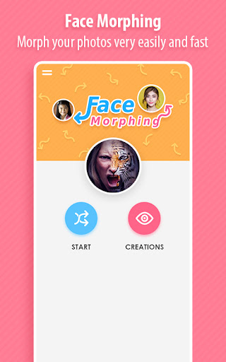 Screenshot of Face Morphing Blender - Video