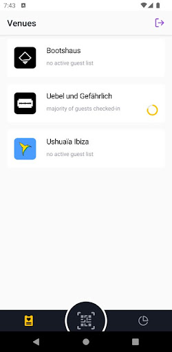 Android application PartyMate Pro screenshort