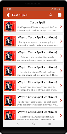 Cast a Spell Screen 2